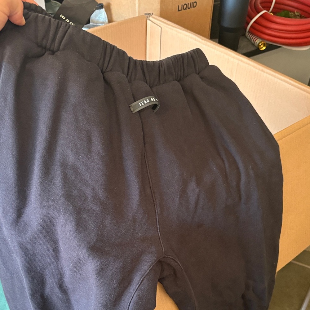 Fear of God mens Charcoal Sweatpants